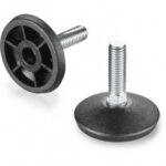 Mounting Foot With Fixed Threaded Stud
